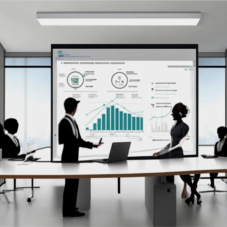 Professionals participating in an online upskilling session